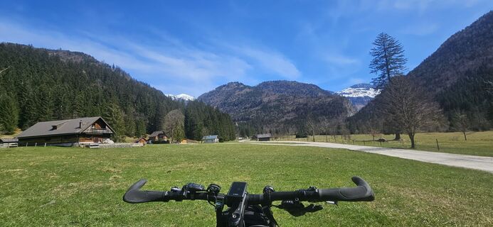 Photo de Johann Schallinger le long du parcours