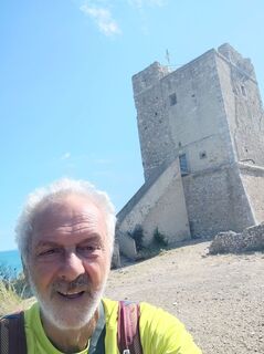 Foto von Franco Bini entlang der Tour