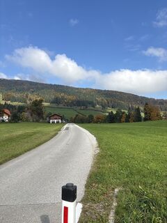 Foto von Heinz Sperl entlang der Tour