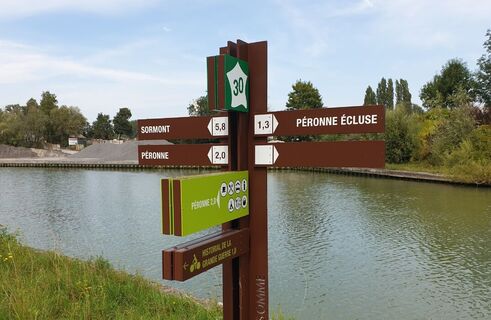 Radweg Péronne