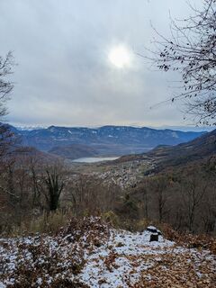 Zdjęcie z Martin Glaser wzdłuż trasy