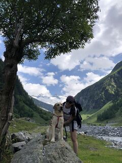 Photo de Christopher Schier le long du parcours