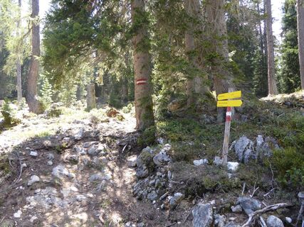 Wegweiser am Stoderzinken