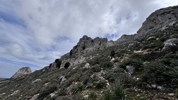 Foto von Giuseppe Deiana entlang der Tour