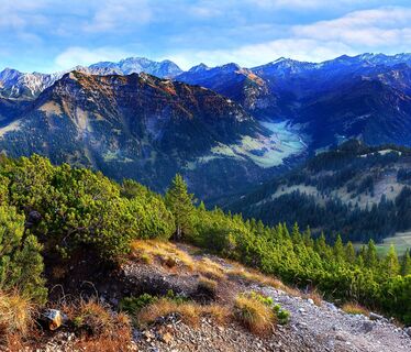 Aussicht vom Alpspitz