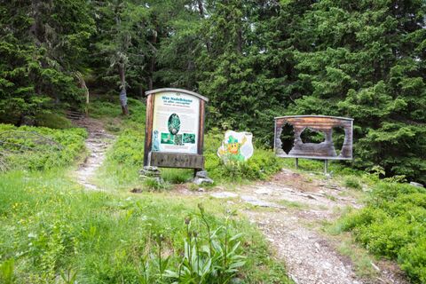 Station bei dem Natur Themensteig Fisser Gonde