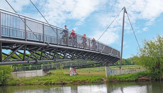 Fahrradbrücke Schullendamm