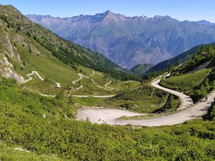 Colle delle Finestre - Panorama auf das Susa-Tal