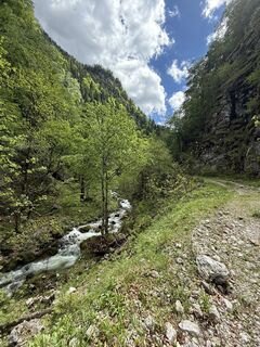 Foto von Florian Halbmayr entlang der Tour