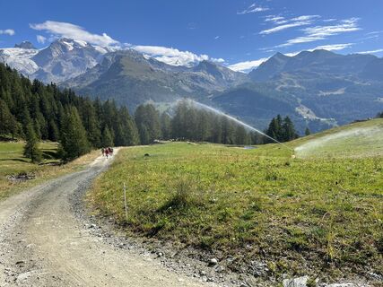 Foto von Natale Maffioletti entlang der Tour