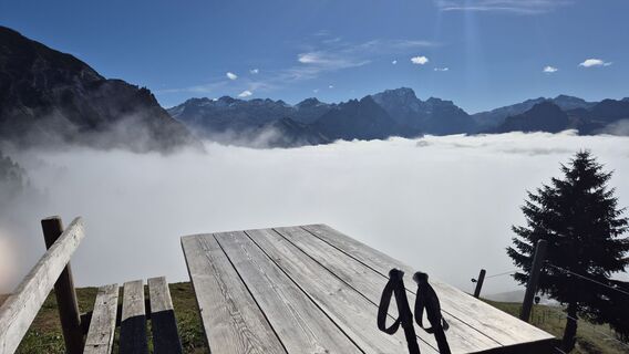 Photo de Nicole Hesse le long du parcours