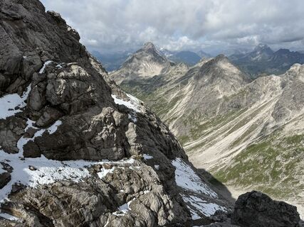 Photo de Norbert Herbig le long du parcours