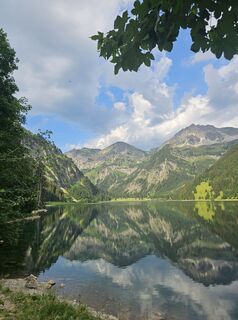 Foto von Martina entlang der Tour