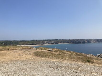 Photo de Thierry Vauthier le long du parcours