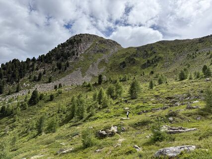 Foto von Han en Christa Jordaan entlang der Tour
