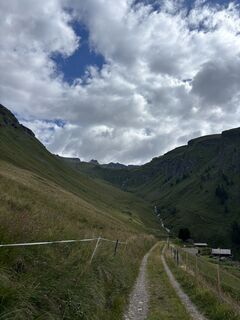Foto von Annika entlang der Tour