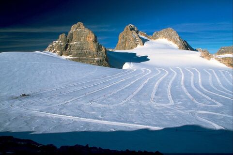 Loipe am Hallstätter Gletscher