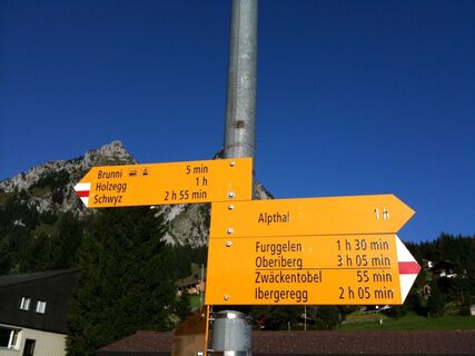 Ausgangspunkt Brunni-Alpthal