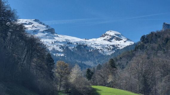 Foto von Erika Stricker entlang der Tour