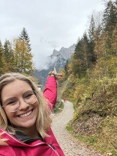 Foto von Iris Humenberger entlang der Tour