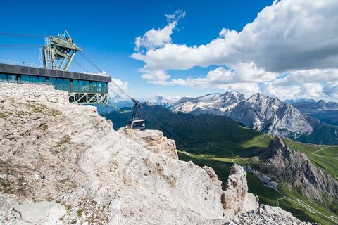 Passo Pordoi - Sass Pordoi ©Archivio APT Val di Fassa