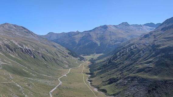 Foto von Stefano Manzoni entlang der Tour