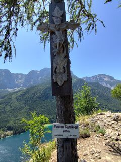 Photo de Edith le long du parcours