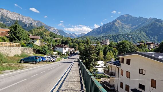 Foto de Fabrizi Mellano a lo largo del recorrido