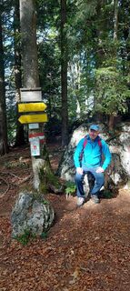 Foto von Günzi entlang der Tour