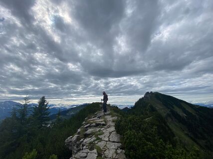 Grat vor dem Regenspitz
