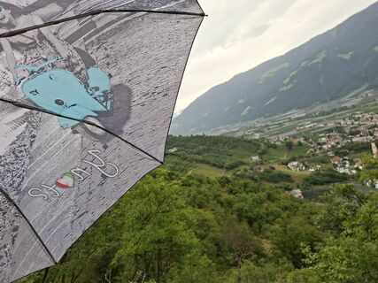 Foto de Franziska Mosebach a lo largo del recorrido
