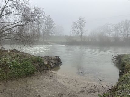 Zdjęcie z Caroline Ozog-Orzegowski wzdłuż trasy