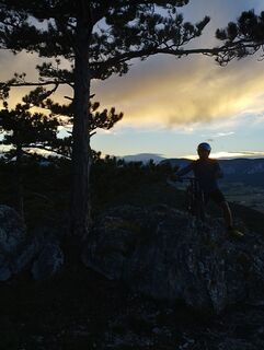 Foto fra Bernhard Grüneis underveis på turen