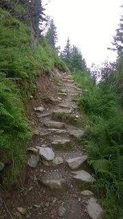 erster Anstieg nach dem Kreuzjoch