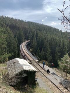 Foto von Tim Beck entlang der Tour