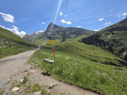 Photo de Gudrun Lippert le long du parcours