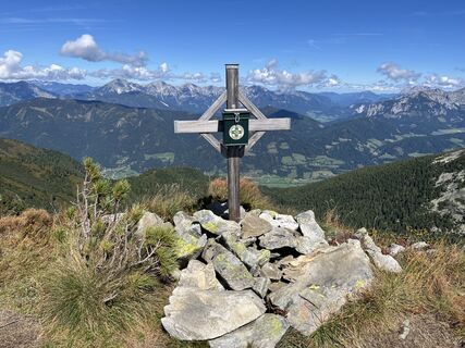 Photo de Bernhard Koller le long du parcours