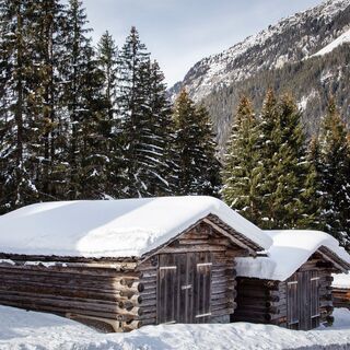 Winterlandschaft Partenen
