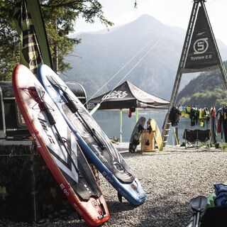 Rund um den Ledrosee mit dem SUP