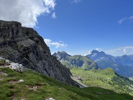 Foto von Rosi entlang der Tour