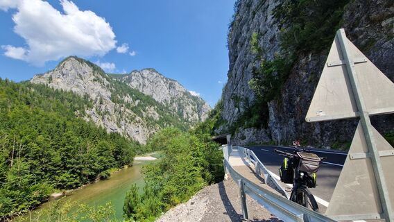 Photo de Utassy Tóth Johanna le long du parcours