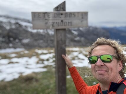 Photo de Niels Kooijman le long du parcours