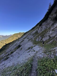 Foto von Julia Stamminger entlang der Tour
