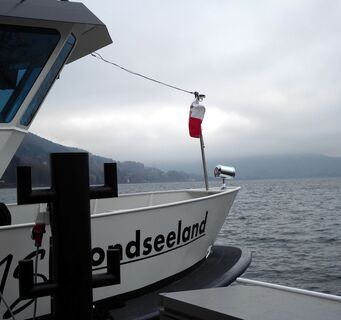 Mit der Mondseeland über den großen Teich Richtung Schwarzindien.