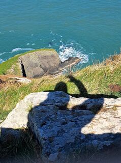 Foto de Peter Zafiropulo a lo largo del recorrido