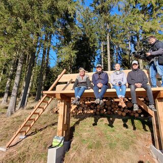 Bank der Riesen am Wichtelpfad Langer Berg