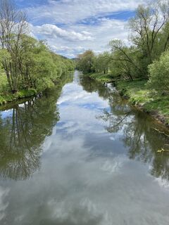 Photo de Friedrich Schlager le long du parcours