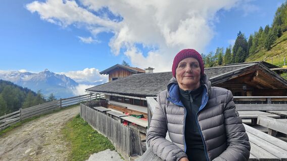 Fotografia z Ulrike Drexler na trase