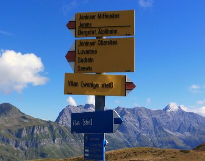 Unterwegs zum Vilan