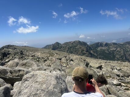 Zdjęcie z Klaus Bernard wzdłuż trasy